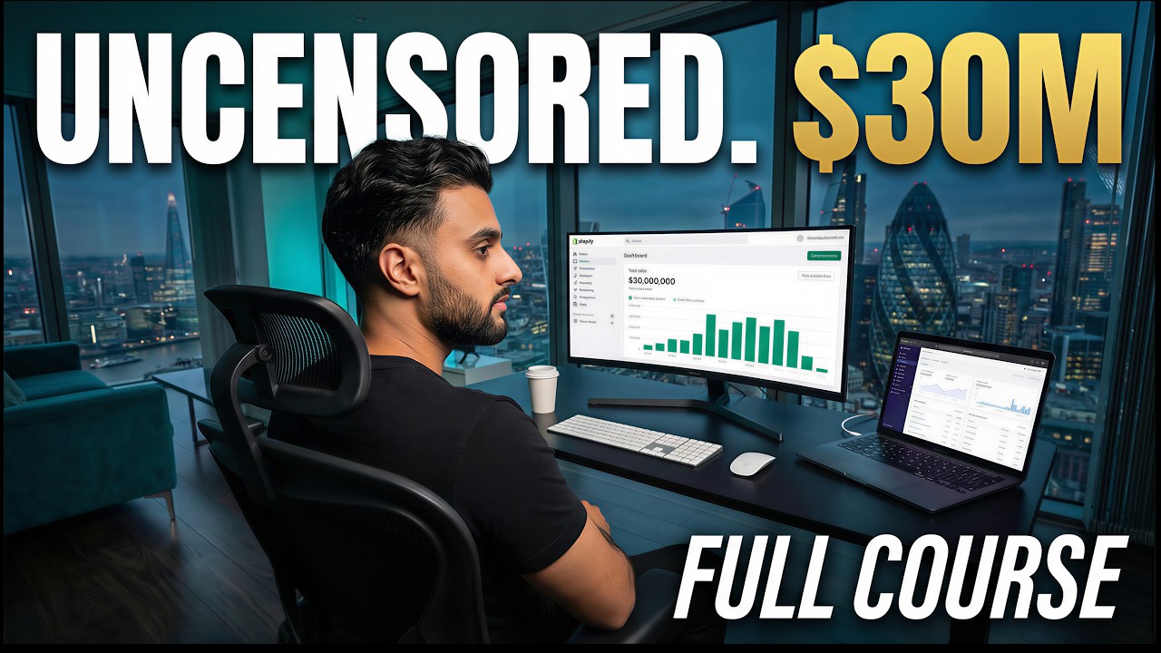 Uncensored. Full Dropshipping Course For Beginners ($30M Sales) (6+ Hours)