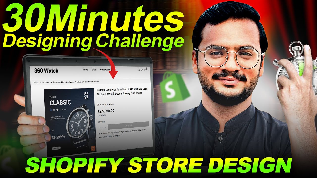 How To Design a Shopify Store in 30 Minutes | Full Shopify Tutorial 2025 | Ai Tool