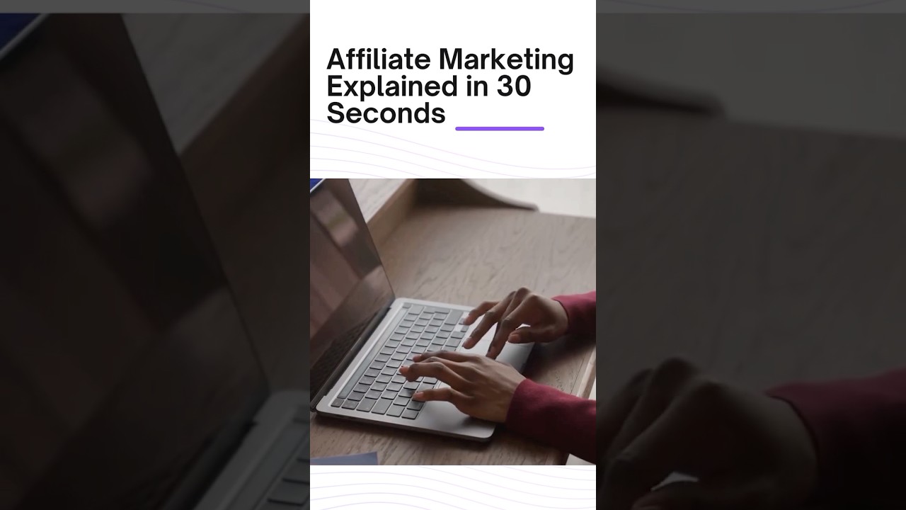 Affiliate Marketing In 30 Second #clickbank