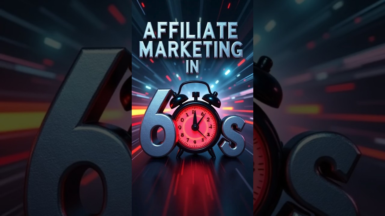 Affiliate Marketing in 60 Seconds #AffiliateMarketing #MakeMoneyOnline #BeginnerGuide