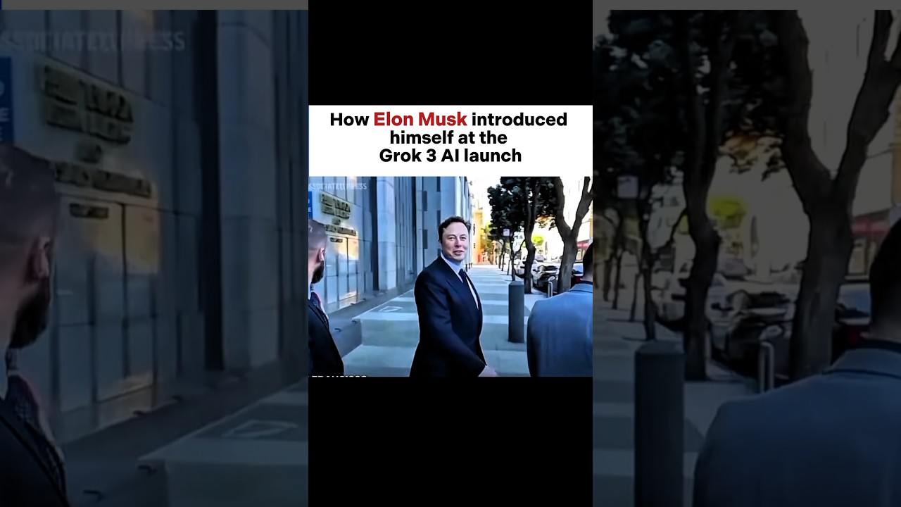 How Elon Musk introduced him at this AI launch | #motivation #elonmusk #billionaire #success