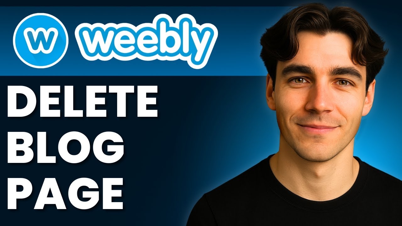 How To Delete A Blog Page On Weebly (Tutorial 2025)
