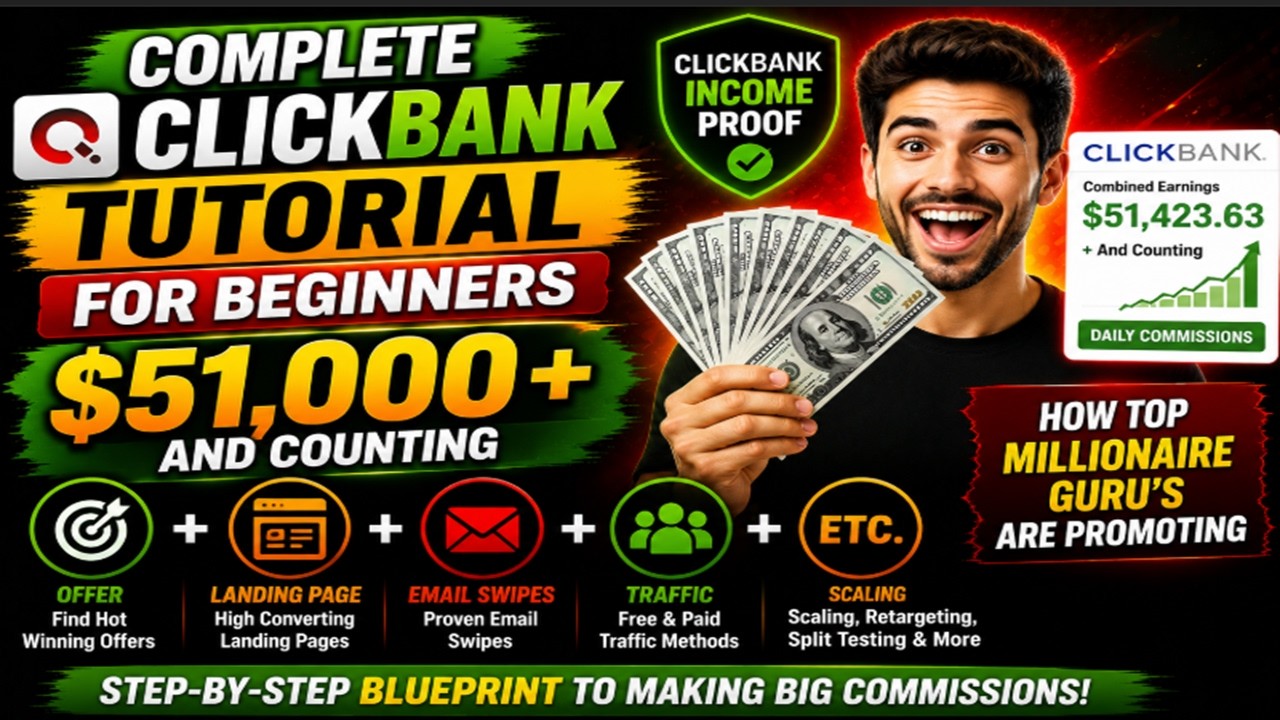 Complete Clickbank Tutorial For Beginners (How Top Affiliates Are Making Money Online)