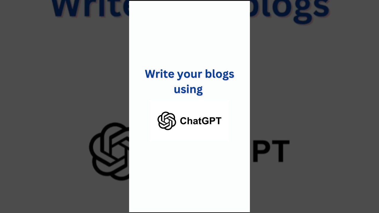 Write a Full Blog using ChatGPT | Telugu | #shorts #ytshorts #viral #blog #tutorial #chatgpt